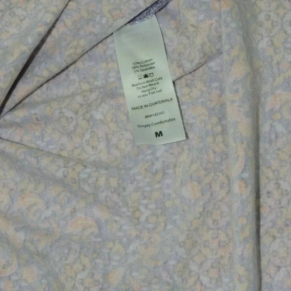 LULAROE ASYMMETRICAL HEM OVERSIZE TUNIC SHIRT TOP - Picture 5 of 5